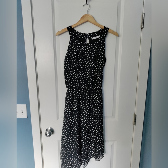 Ricki's Black and White Polkadot Dress Size 4 - Picture 1 of 5